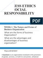 Forms of Business Org