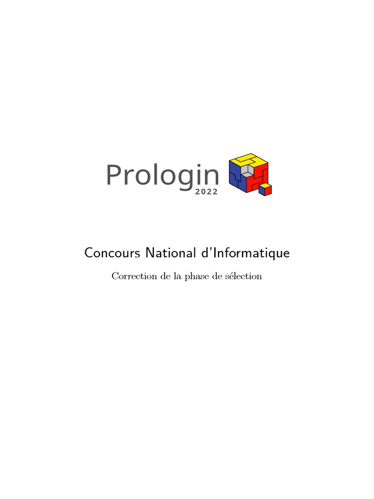 Correction Prologin 2022 | PDF | Ingénierie informatique ...