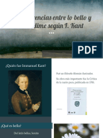 2.5 Diferencias Entre Lo Bello y Lo Sublime Según I. Kant