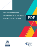 Guía Metodológiva Sobre Mediciones de Uso Del Tiempo