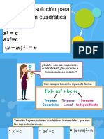 Tema 3. Metodos de Resolución de Una Ecuacion Cuadrática