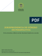 Jurisprudencia de Género en Perspectiva. de Los Derechos y Deberes en Las Relaciones Familiares y Sociales (2022)