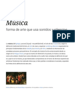 Música - Wikipedia, La Enciclopedia Libre