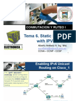 Clase 6. IPv6 Static Routing