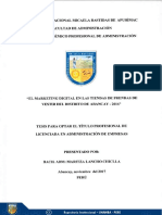Repositorio Institucional - UNAMBA - PERÚ: 030W7 "7 H// - ID