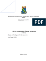 Prática de Eletrônica Digital sobre construção de fonte regulada a 5V