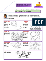 Semana 3 Día 2 Ficha de Trabajo Religión......