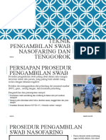 Cara Pengambilan Swab Nasofaring Dan Tenggorok