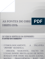 Fontes Do Direito