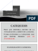 Catequista y Catequesis