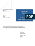 Project Report Format in Excel