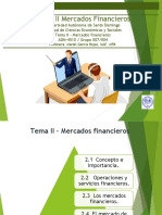 Tema II - Mercados Financieros
