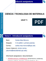 Tema 0 Introducció Assignatura T1