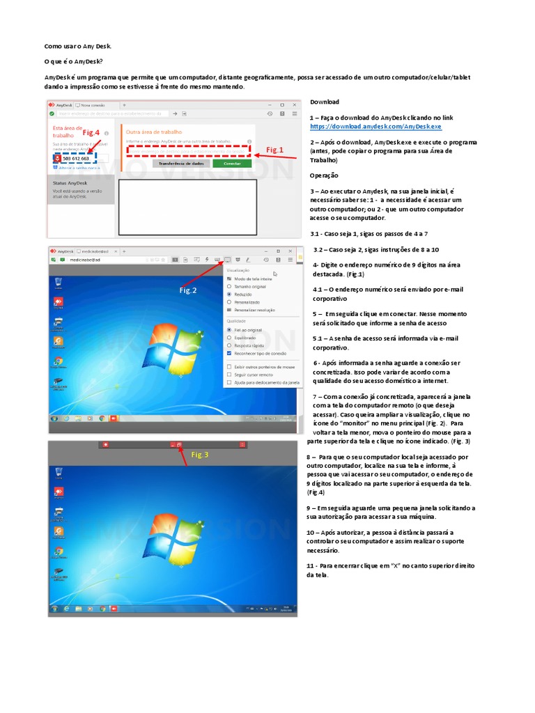 Como Usar o Any Desk PDF Janela (informática) Tecnologia da Informação e Comunicação