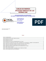 PF 01 Clasificación Temática de Las Normas UNE Rev - 2019 - 02