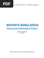 Download NOVARTIS Bangladesh Pharmaceutical Marketplace Analysis by Aisha Zain SN59775239 doc pdf