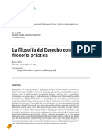 La Filosofía Del Derecho Como Filosofía Práctica