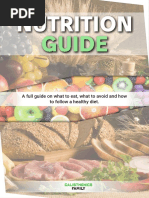 Nutrition Guide by Calisthenics Family