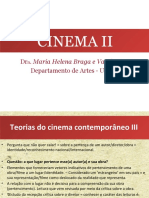 Cinema Ii: DR - Maria Helena Braga e Vaz Da Costa Departamento de Artes - UFRN
