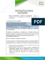 Guía de Actividades y Rúbrica de Evaluación - Unidad 2 - Tarea 2 - Construcción de Un Documento de Aplicación de Conceptos de Probabilidad (1)