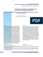Tendência Temporal Das Taxas de Incidência e de Internação Por Tuberculose No Estado Do Amazonas (2008-2019)
