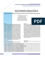 Perfil Epidemiológico, Comportamental e Clínico de Vítimas de Acidentes Motociclísticos No Período Da Pandemia Da Covid 19