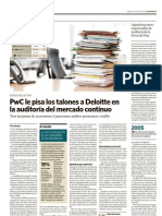 PWC Le Pisa Los Talones A Deloitte en La Auditoría Del Mercado Contínuo