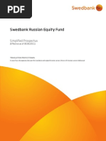 Swedbank Russian Equity Fund: Simplified Prospectus