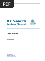 VX Search Manual