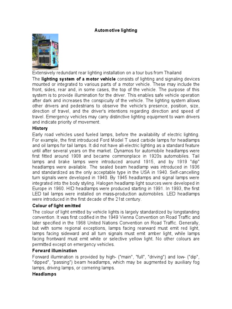 The Evolution of Automotive Lighting: A History of Vehicle Lighting ...