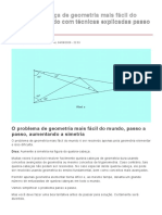 Solução de Geometria Mais Fácil Do Mundo Passo A Passo