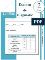 2do Grado - Examen de Diagnóstico (2018-2019)