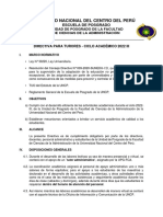 Directiva Tutores - Ciclo Académico 2022 Iii - Upg Adm Uncp