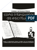 Curso Introdutório - Como Interpretar As Escrituras