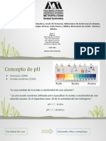 Concepto de pH, ácidos y bases