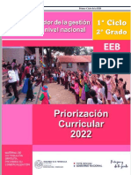 2° Grado Priorización Curricular 2022si