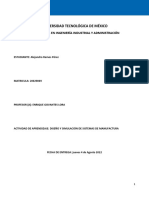 Entregable - 2 - Dieño y Simulacion de Sistemas de Manufactura