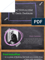 Functionalism by Emile Durkheim