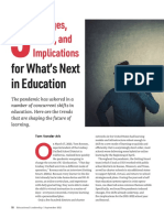 5 Changes, Shifts, and Implications For What's Next in Education
