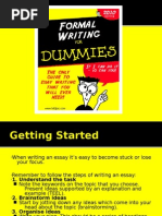 Idiots Guide To Writing