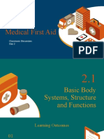 MEFA Medical First Aid Classroom Discussion: Body Systems