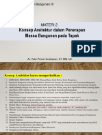 MATERI 2 TEKBANG 3 Konsep Arsitektur Dan Massa Bangunan 24092022