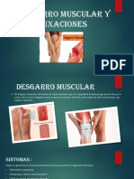 Desgarre Muscular y Luxaciones.E.para La Salud