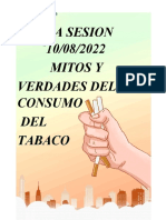 2da Sesion 10/08/2022 Mitos Y Verdades Del Consumo DEL Tabaco
