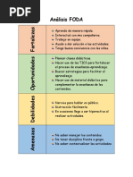 Análisis Foda de La Propia Práctica Docente | PDF