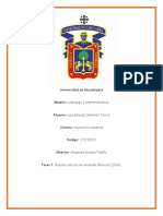 Tarea 1.reporte Articulo Programación Lineal - Luis Ernesto Sanchez Torres - Seminario de Optimizacion