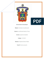 Tarea 4 .Reporte Articulo Plan de Mejora en Pequeña Empresa de Calzado - Luis Ernesto Sanchez Torres - Seminario de Optimizacion