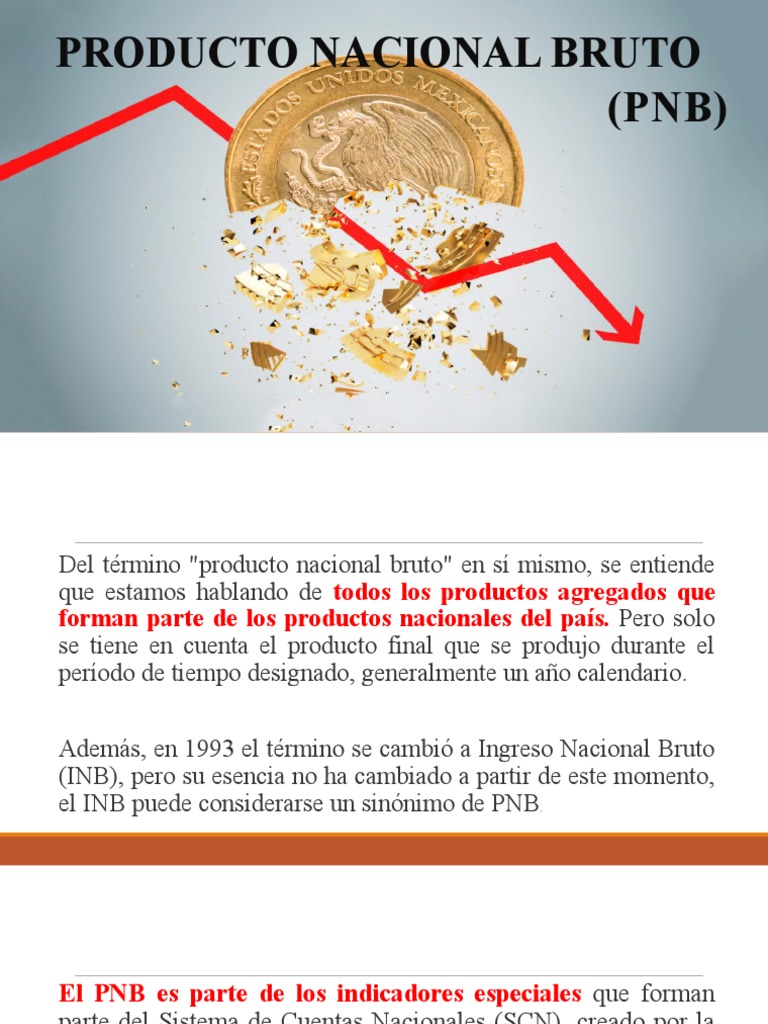 Producto Nacional Bruto PDF Producto Interno Bruto Macroeconómica