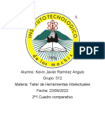 Alumno: Kevin Javier Ramírez Angulo Grupo: 512 Materia: Taller de Herramientas Intelectuales Fecha: 22/09/2022 2 1 Cuadro Comparativo