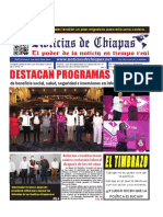 Periódico Noticias de Chiapas, Edición Virtual Sábado 01 de Octubre de 2022